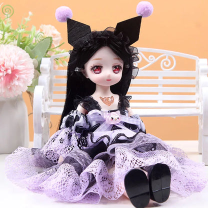 30cm 1/6 BJD Princess Doll – 23-Joint Movable Girl Doll with Clothes, Birthday Gift Toy