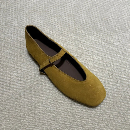 Bailamos 2024 Women's Flats – Round Toe, Slip-On Casual Ballet Shoes, Soft Leather Elegant Dress Shoes