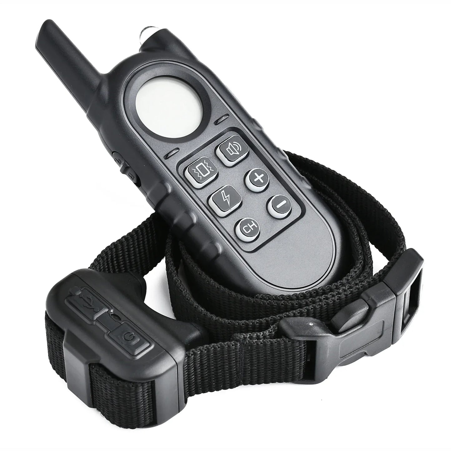 Rechargeable Anti-Bark Training Collar for Small Dogs 5–15 lbs – Ultra-Light Electric Behavior Correction Dog Collar