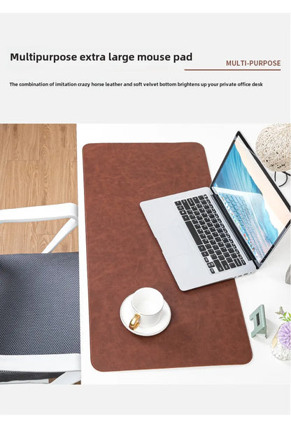 Waterproof PU Desk Pad – Large Non-Slip Mouse Pad & Keyboard Mat for Computer Laptop, Easy to Clean Protective Cover