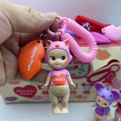 2025 Sonny Angel Kiss Kiss Series Blind Box – Cute Kawaii Mini Doll Figure Decoration High-Quality Replica Birthday Gift
