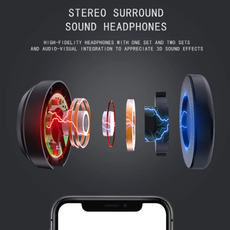 Original J20 4K VR Headset - 3D Virtual Reality Glasses Box with Stereo & Rocker for iOS/Android Phones up to 6.7"