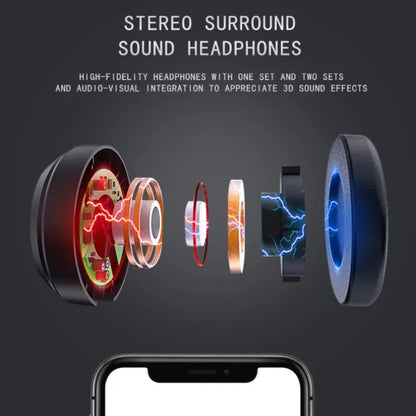 Original J20 4K VR Headset - 3D Virtual Reality Glasses Box with Stereo & Rocker for iOS/Android Phones up to 6.7"