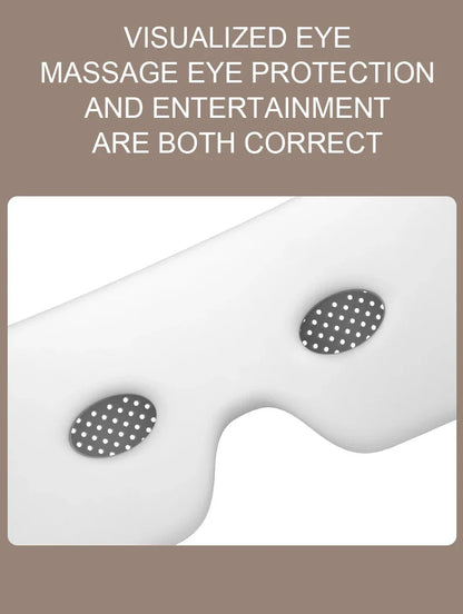 Newest Visible Eye Massager | Smart Airbag Compression Glasses with Bluetooth Music for Better Sleep