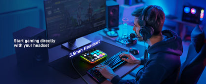 MAONO G1 NEO Audio Interface – XLR Mixer with Custom Sound Effects for Gaming, Podcast & Voice Recording
