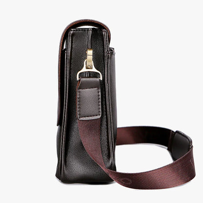 Leisure Business Single Shoulder Bag - Polo Vertical Trendy Sling Bag for Men