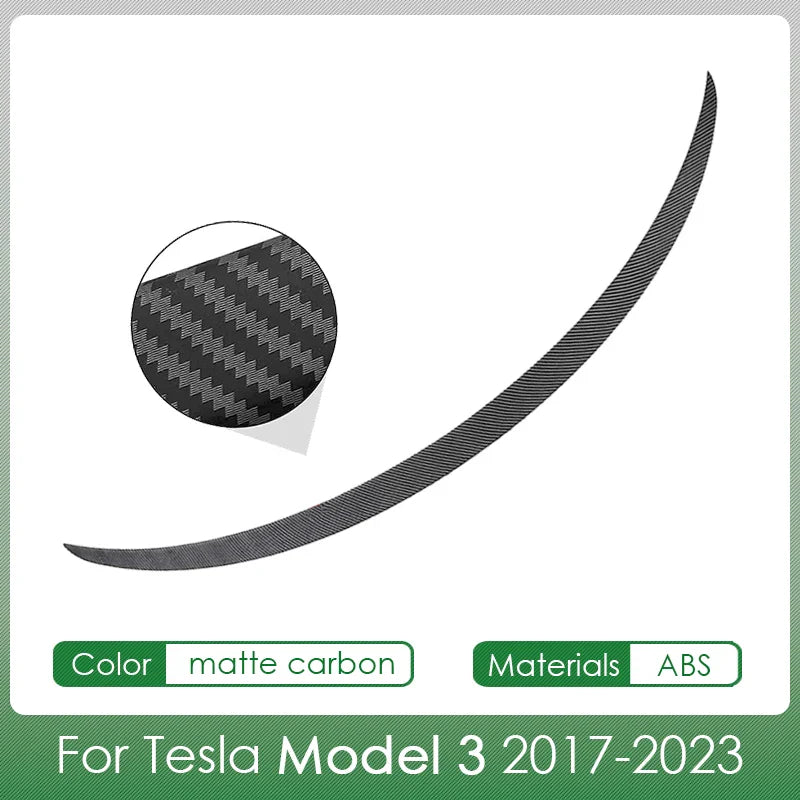 Tesla Spoiler Wing for Model Y & Model 3 Highland 2024 – ABS Rear Spoiler Accessory for Tesla 3/Y 2017–2024
