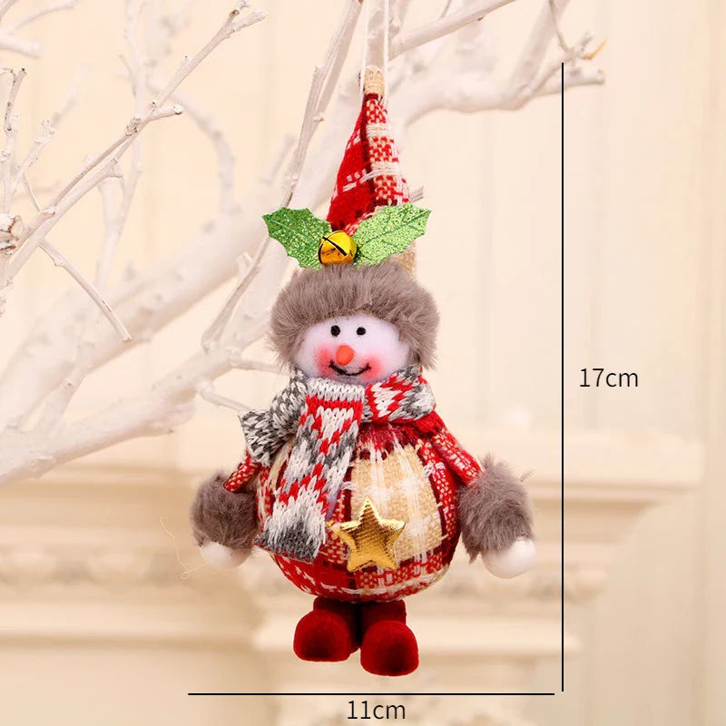 Red Star Christmas Tree Ornament – DIY Xmas Pendant New Year Party Gift Home Decor Noel Navidad
