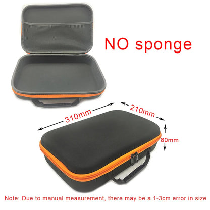 DIY Foam Hard Carry Case Storage Bag – Shockproof Travel Zipper Organizer for Camera & Outdoor Tool Accessories