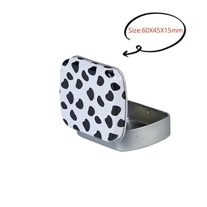 Square Silver Tin Storage Boxes – Small Metal Box for Jewelry, Keys, Coins & Wedding Candy