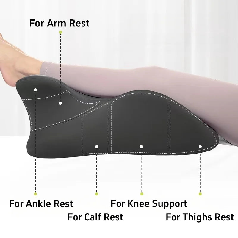 Prone Sleeping Pillow – Memory Foam Varicose Cushion, Ergonomic Waist & Cervical Traction Support for Body Relaxation