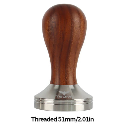 Stainless Steel Espresso Coffee Tamper & Distributor – Powder Leveler with WDT Stirring Tool for Barista & Café Accessories