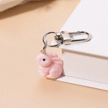 Cartoon Plush Koala Keychain – Cute Fluffy Doll Bag Pendant, DIY Keyring Charm Gift for Women