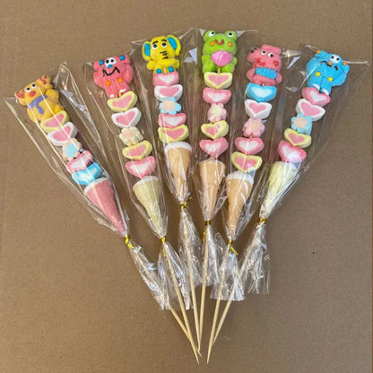 50/100pcs Long Clear Self-adhesive Cellophane Bags - Transparent Candy Cookie Gift Packaging for Birthday Party Decor Supplies