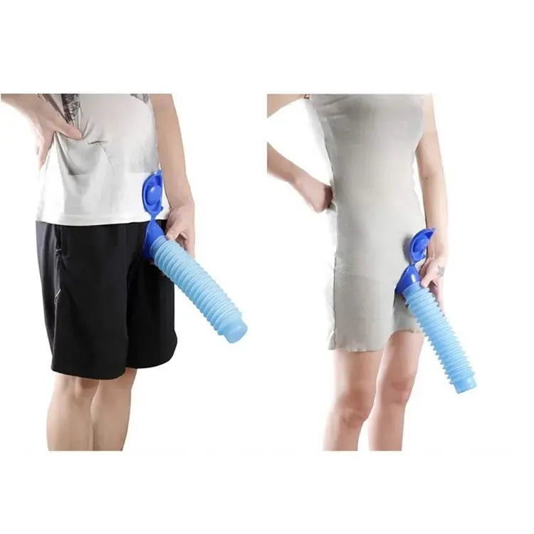 750ml Adult Urinal - Portable Shrinkable Personal Mobile Soft Toilet for Outdoor, Car Travel, Traffic, and Camping
