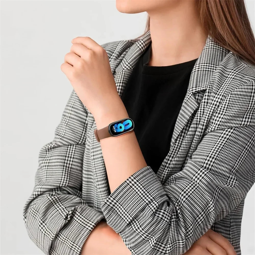 Sport Silicone Strap for Xiaomi Mi Band 9/8 NFC – Replacement Smartwatch Wristband Bracelet