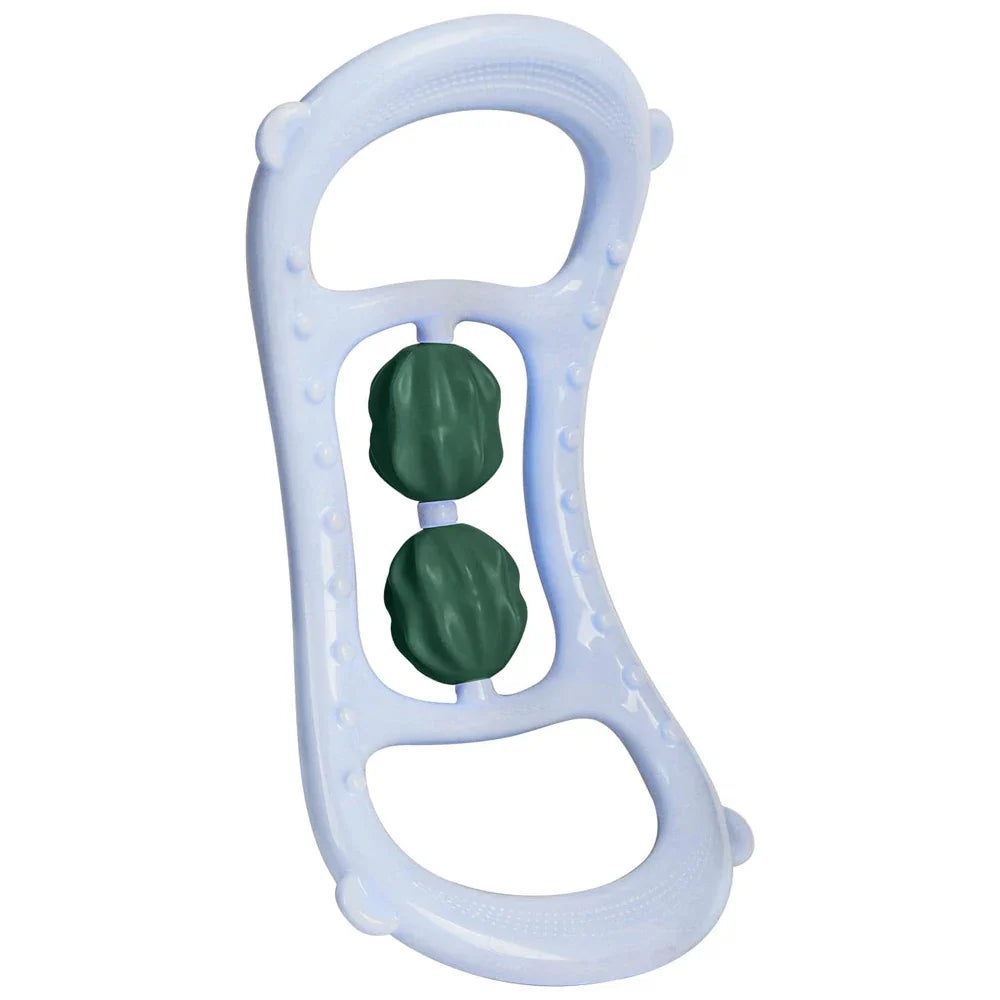 Portable Round Massager Roller – Waist, Abdominal & Leg Clip Tool for Cellulite, Stovepipe & Meridian Massage