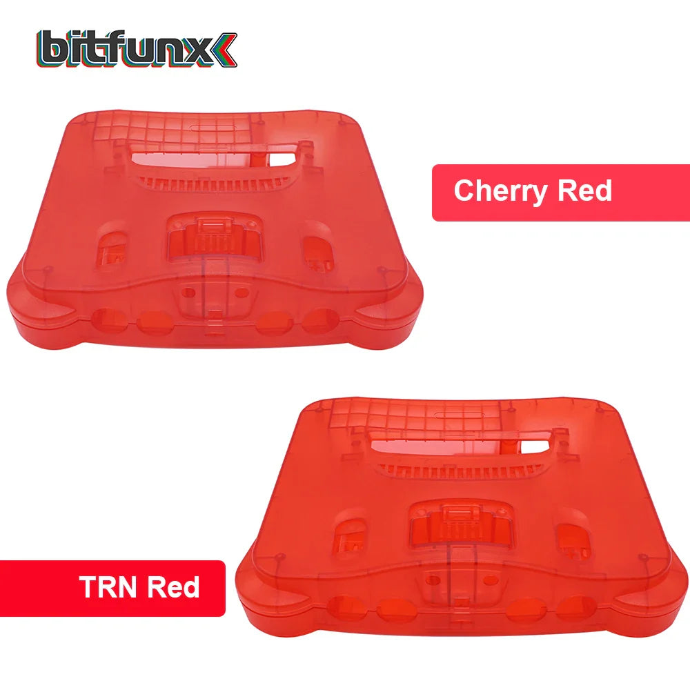 Bitfunx Translucent Replacement Plastic Shell Case for N64 Nintendo 64