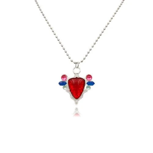 JoJo’s Bizarre Adventure Arrow Pendant Necklace – Josuke & Jotaro Cosplay Jewelry Gift
