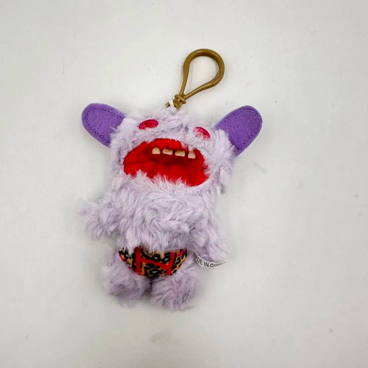 Fuggler Funny Ugly Monster Plush Keychain – 12cm Kawaii Rabbit Stuffed Toy Pendant, Cute Gift for Kids