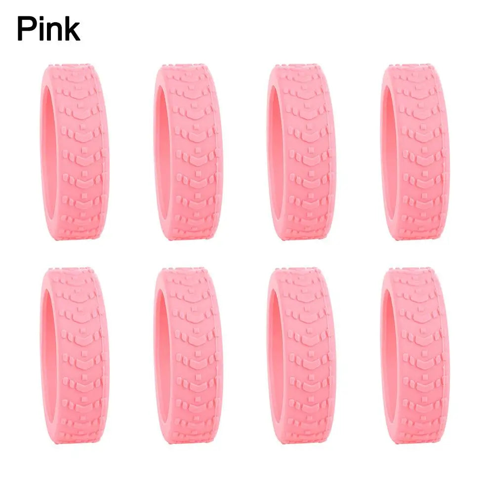 8pcs Travel Luggage Wheel Covers | Silicone Casters Protection for Suitcase, Noise-Reducing