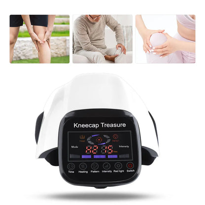 Electric Knee Protector Massager: Heating Compress Joint Physiotherapy Instrument for Arthritis Pain Relief