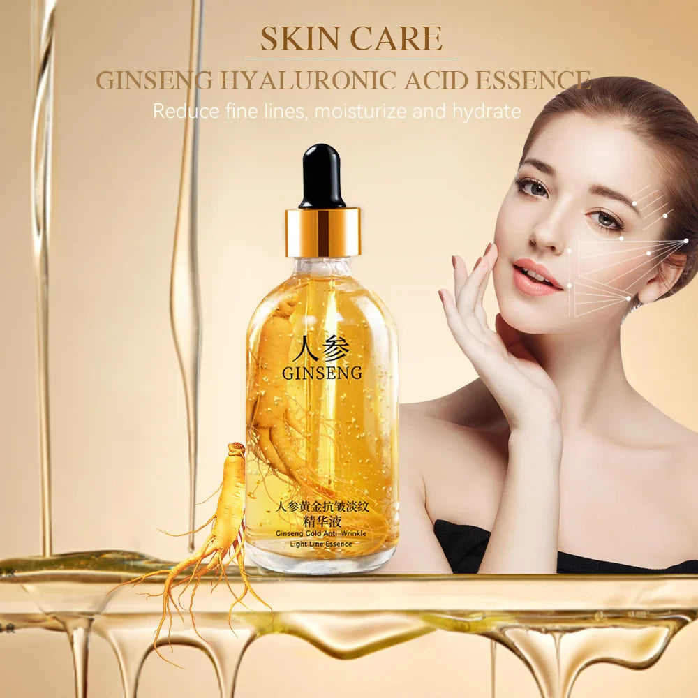 24K Gold Hyaluronic Acid Face Serum – Anti-Aging, Collagen Boosting & Whitening Skin Care Essence – 100ml