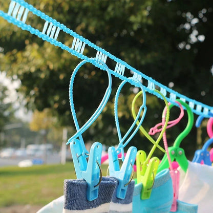 Windproof Nylon Clothesline - Non-Slip, Durable Laundry Rope for Outdoor Use, Perfect for Travel and Business, Available in 5/10 Meter Lengths