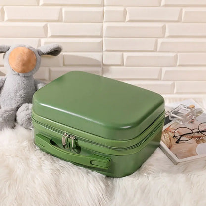 14 Inch Mini Women’s Carry-On Suitcase – Short Trip Travel Luggage & Makeup Bag