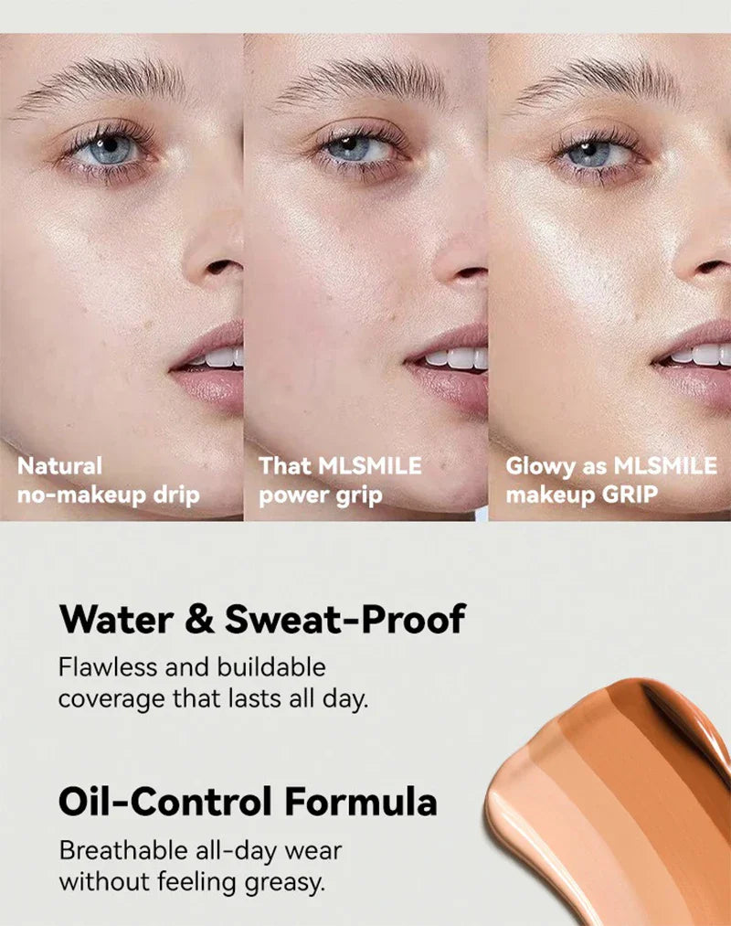 Oil-Control Matte Face Foundation Cream – Waterproof Full Coverage BBCream for Professional Makeup