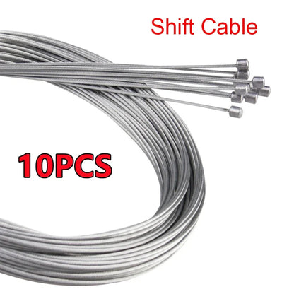 MTB Bicycle Brake Cable Set - 2M Gear Shifter Speed Line Inner Wire for Road Bike & Fixed Gear Cycling Repair