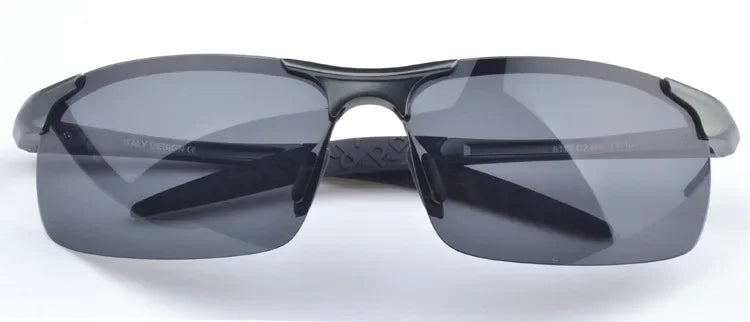 AORON Men’s Driving Sunglasses — Polarized UV400 Anti-Glare Retro Sport Glasses with Aluminum Magnesium Frame