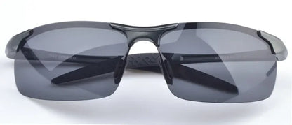 AORON Men’s Driving Sunglasses — Polarized UV400 Anti-Glare Retro Sport Glasses with Aluminum Magnesium Frame