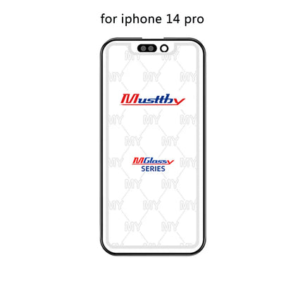 Musttby 5PCS Front Outer Glass + OCA for iPhone — 1:1 Original Touch Screen Repair for iPhone 11/12/13/14 Pro & X/XS Max