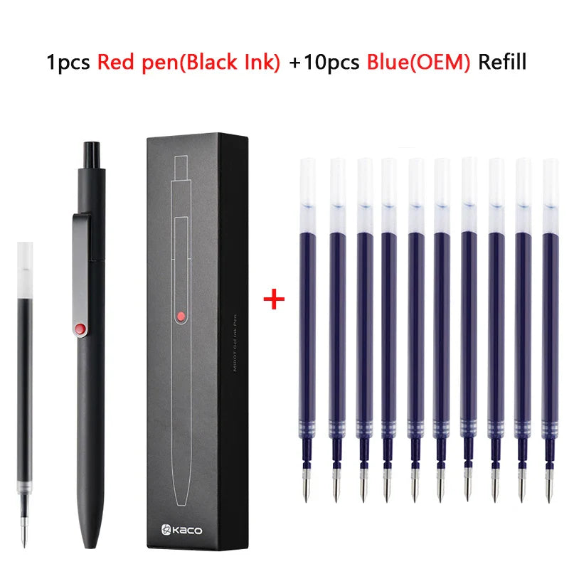 KACO 0.5mm MIDOT Gel Ink Pens – Quick-Drying, Smooth Writing, High-Volume for Exams, Grading, Homework, and Papers