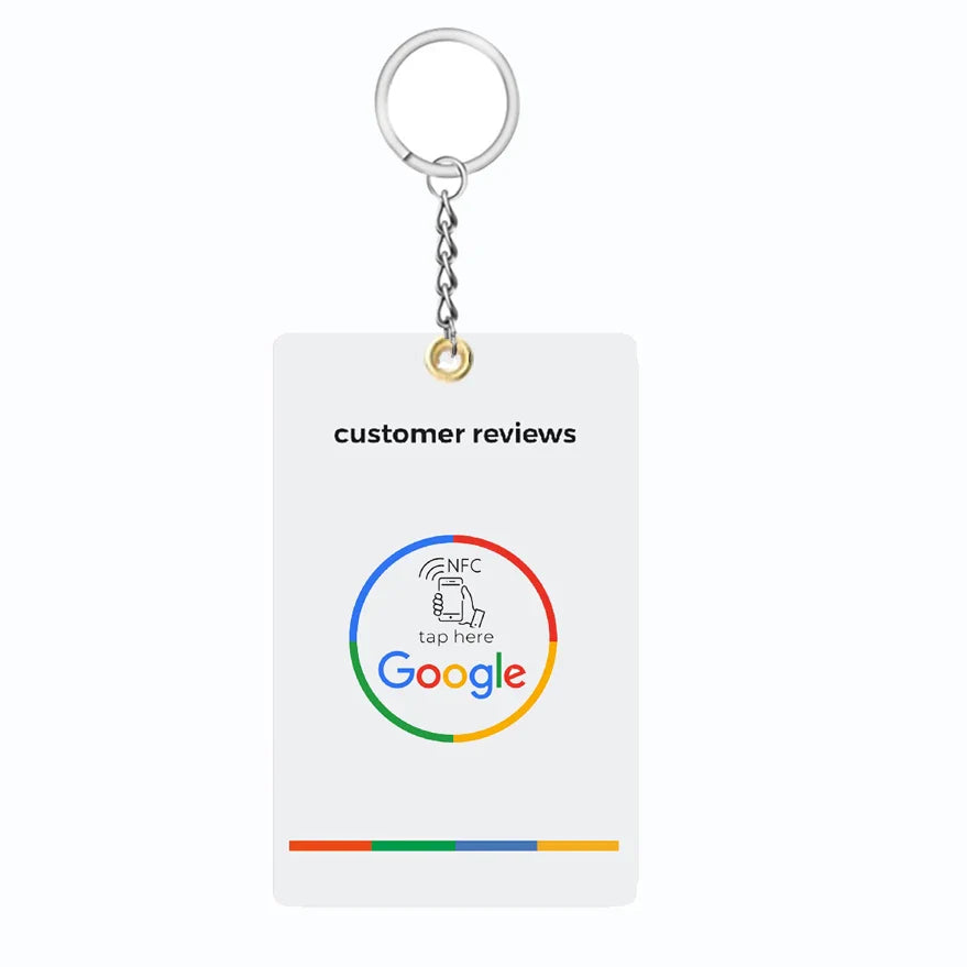 Universal NFC Google Review Cards – Instagram & Facebook Tap-to-URL Social Business Cards for Android & iPhone