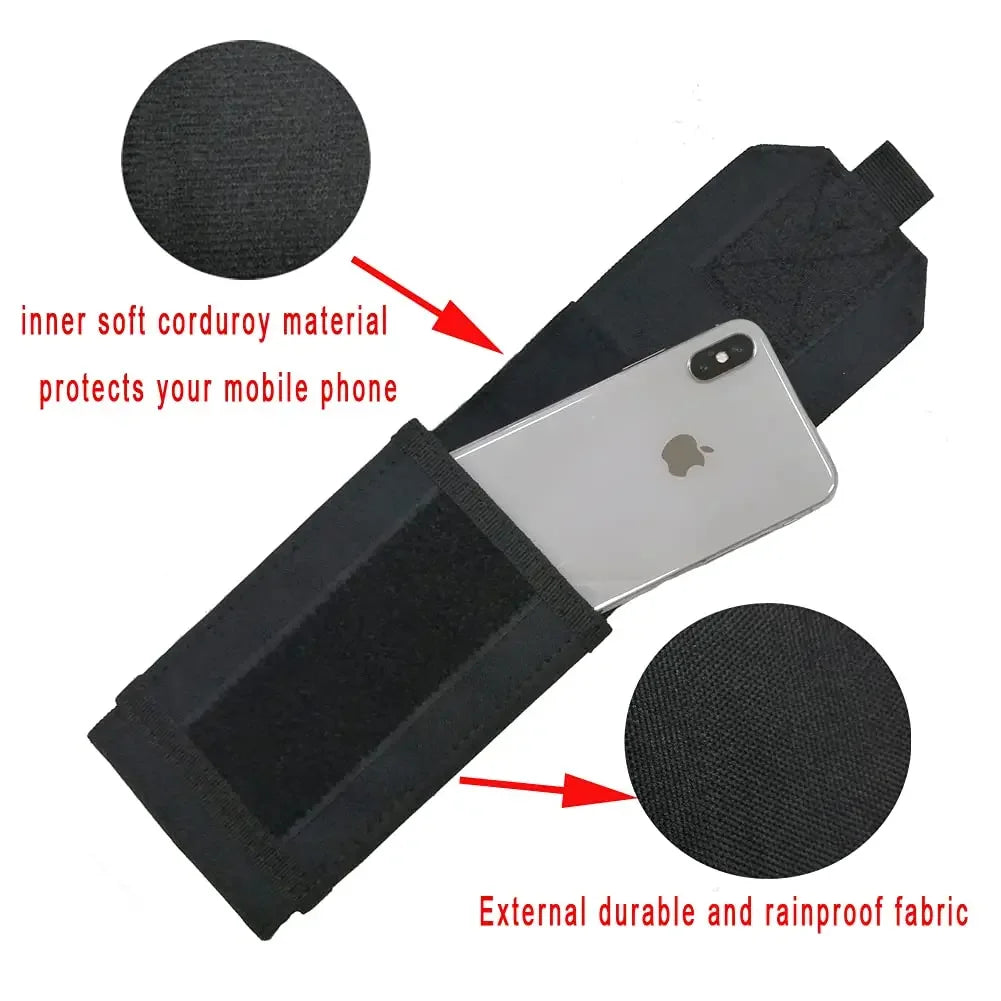 Waterproof Tactical Waist Bag – EDC Tool Pouch for Mobile Phone, Military Sport, Hunting & Travel