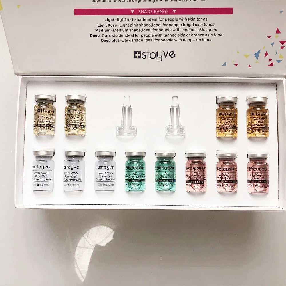 Korea Original Stayve BB Cream Glow Starter Kit – Niacinamide & Peptide Face Serum Essence for Skin Care