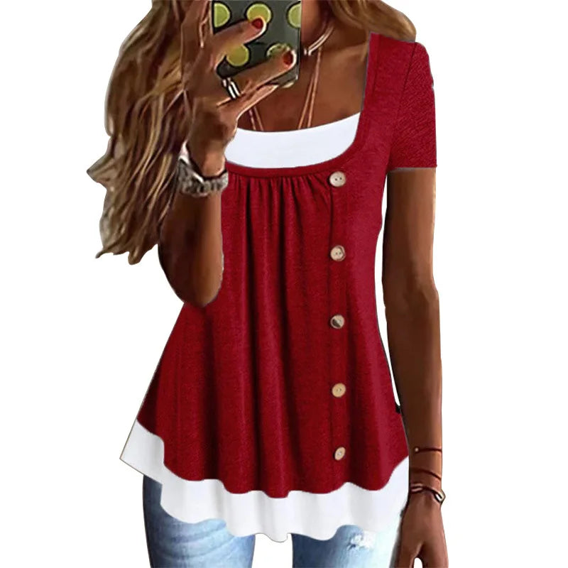 Summer Vintage Streetwear T-Shirt – Elegant Y2K Harajuku Top for Women Casual Fashion