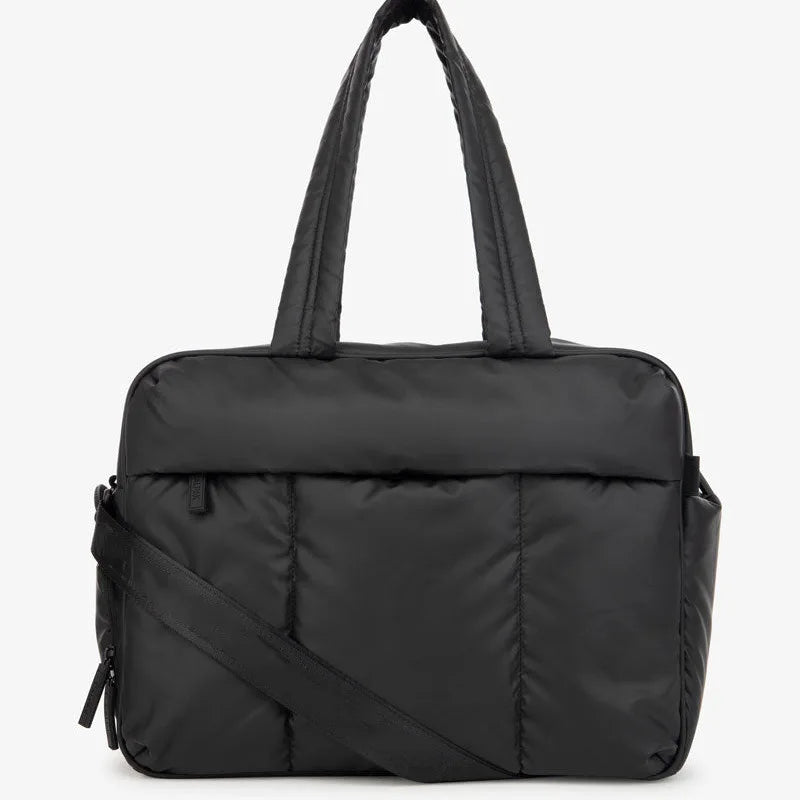 Down Duffel Bag – Large Capacity Women’s Shoulder Bag with Dry/Wet Separation, Multifunctional Travel Handbag