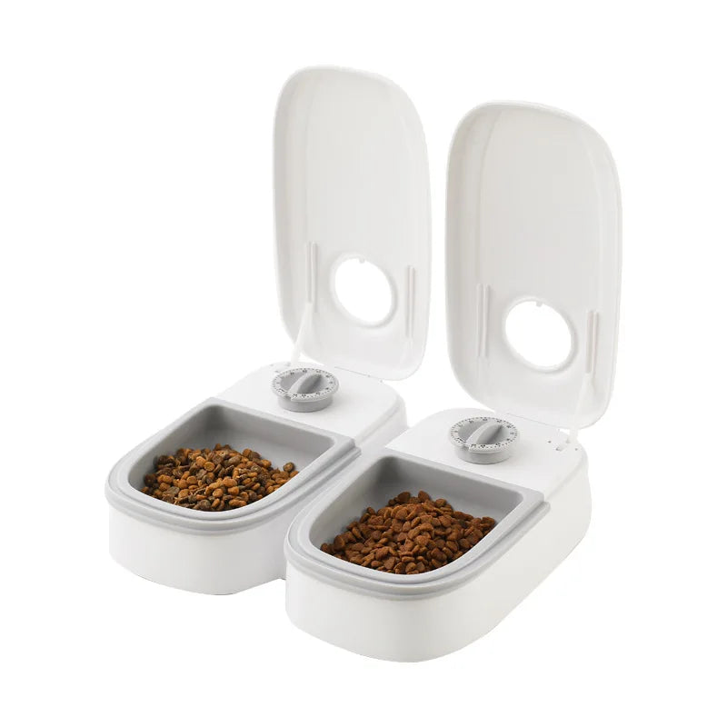 Pet Automatic Timing Feeder – 350ML Large Capacity Dry & Wet Food Dispenser