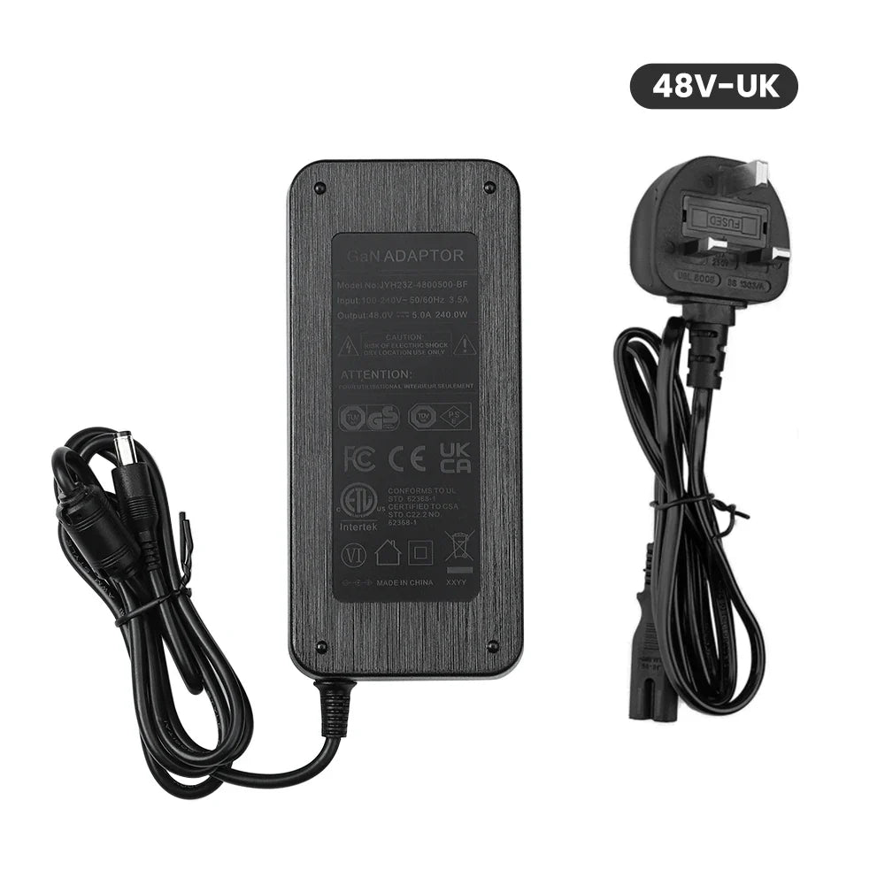 AIYIMA 48V 5A GaN Power Adapter — Switch Power Supply for TPA3255/TAS5630 Amplifiers, EU/US/AU/UK