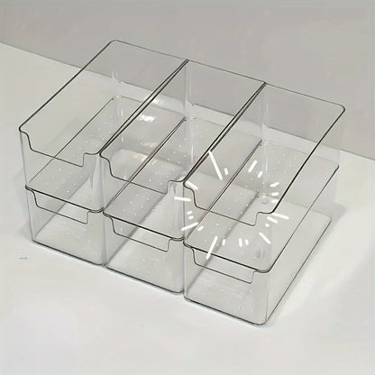 Multifunctional Transparent Storage Box – Durable Desk, Medicine & Home Organizer