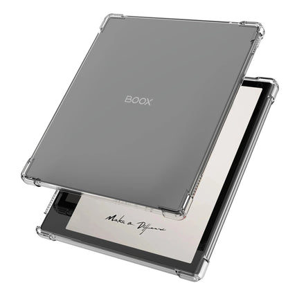 Clear Case for Onyx Boox Leaf2/Leaf3/Leaf3C/Boox Page/Galileo – Lightweight Transparent Flexible Soft Back Cover