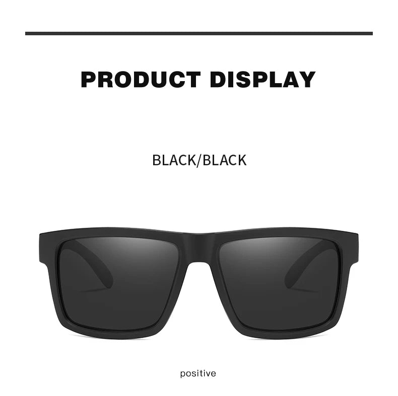 2024 New Heat Wave Luxury Polarized Sunglasses – Square Conjoined Lens, UV400 Protection for Men & Women