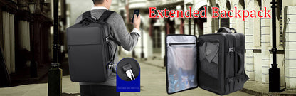 LED Locomotive Laptop Backpack — Business Travel & Outdoor Cycling Backpack with Display Screen, Unisex