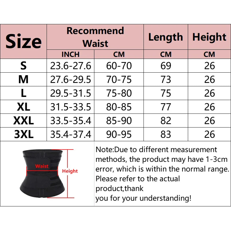 Men’s Waist Trainer Slimming Belt — Fat Burning Workout Body Shaper Girdle & Sweat Trimmer Cincher Shapewear