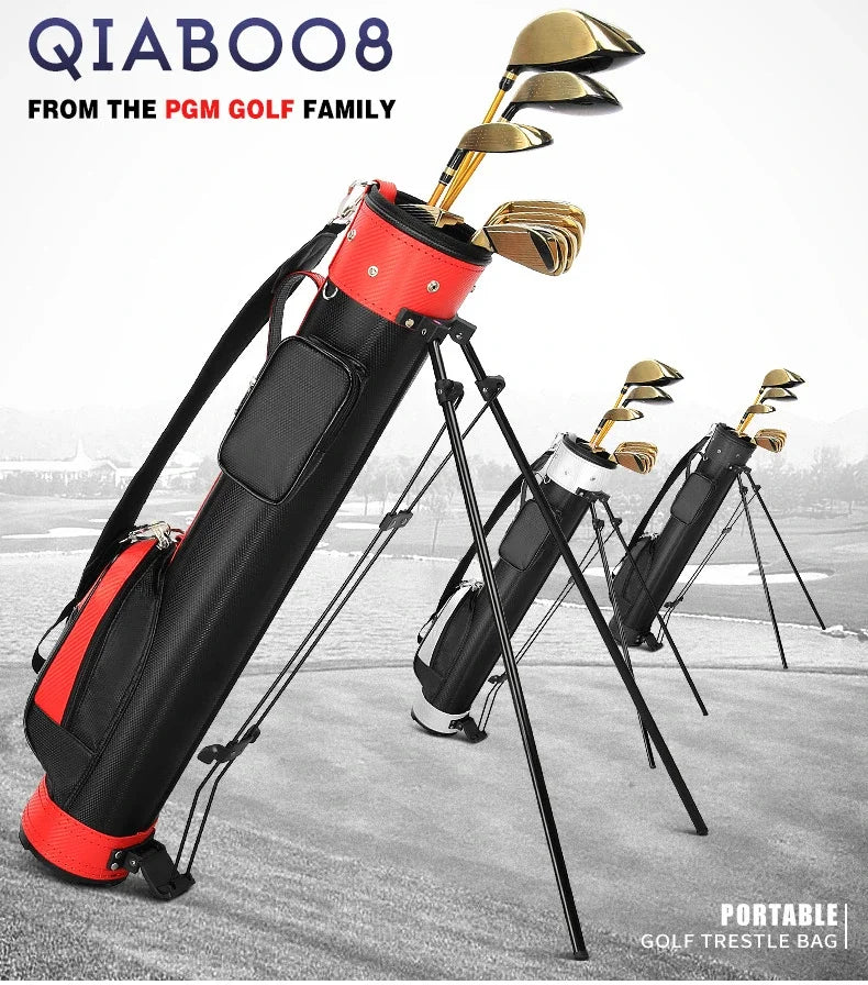 PGM Golf Bag QIAB008 – Lightweight 9-Club Capacity Support Bag for Men & Women, Available in 6 Colors