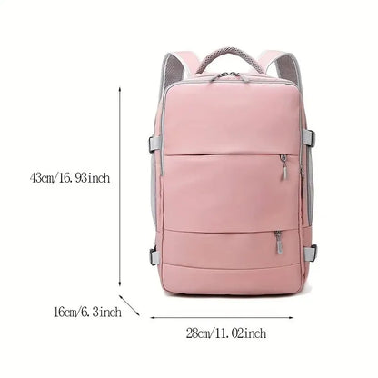 Large Capacity Multifunction Travel Backpack - Journey Backpack with Shoe Storage and Multilayer Luggage Compartments