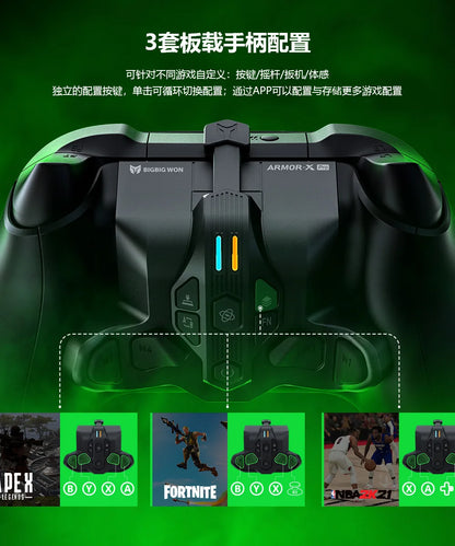 BIGBIGWON Battle Armor XPRO Wireless Back Button – Xbox Series Controller Accessory for Xbox, Switch & PC
